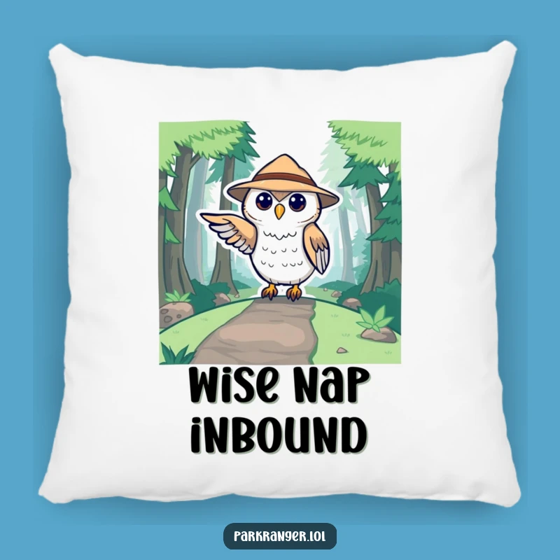Funny Owl Ranger Pillow: Cozy Forest Guide Comfort