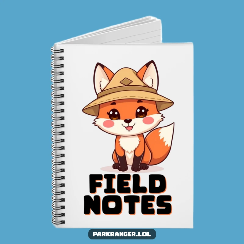Funny Ranger Fox Notebook: Jot Down Adventures with Woodland Flair!