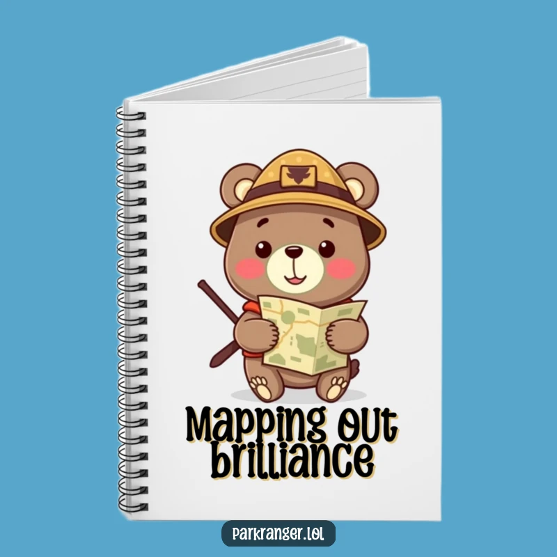 Funny Ranger Bear Notebook: Plan Your Adventures, Great Funny Gift