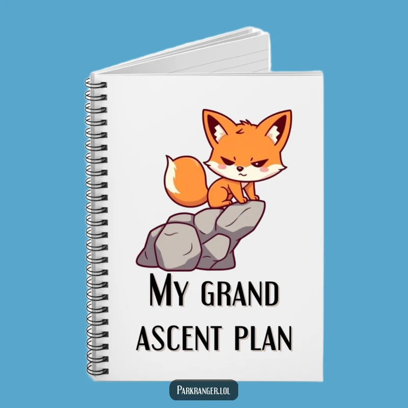 Funny Fox Notebook: Determined Ideas, Playful Planning, Perfect Funny Gift for Writers